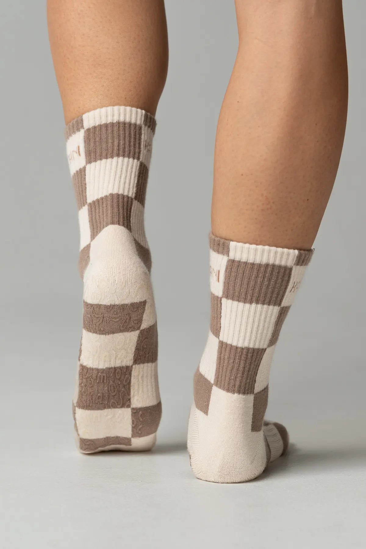 Grip Socks 'ENERGY' in Sand & Mokka