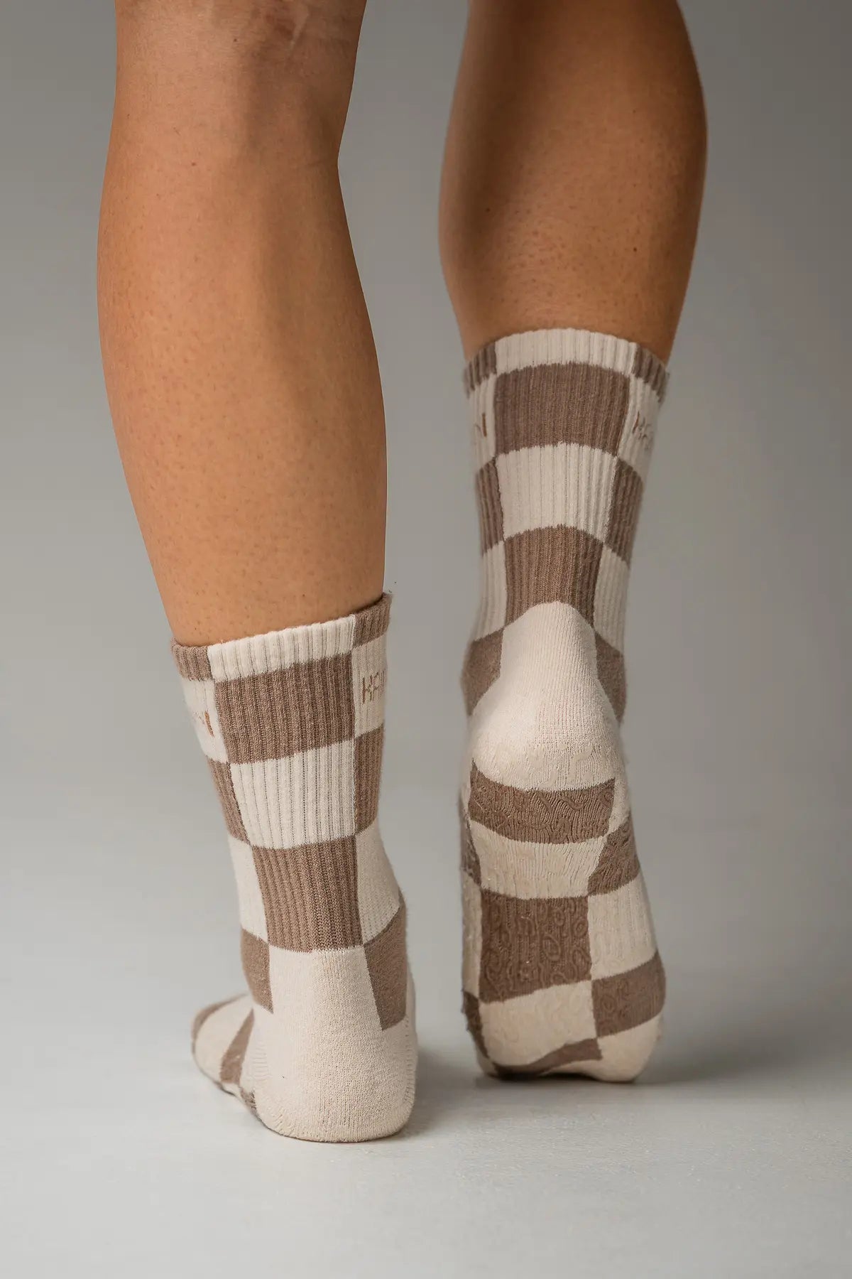 Grip Socks 'ENERGY' in Sand & Mokka