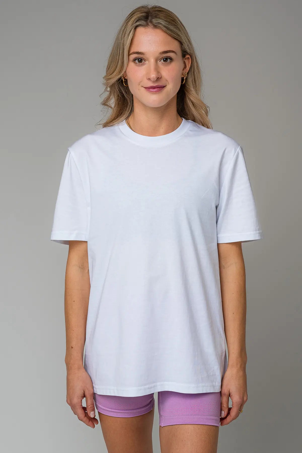 T-Shirt 'Slow Flow Sunday' in Rosa & Burgundy